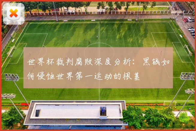 世界杯裁判腐败深度分析：黑钱如何侵蚀世界第一运动的根基